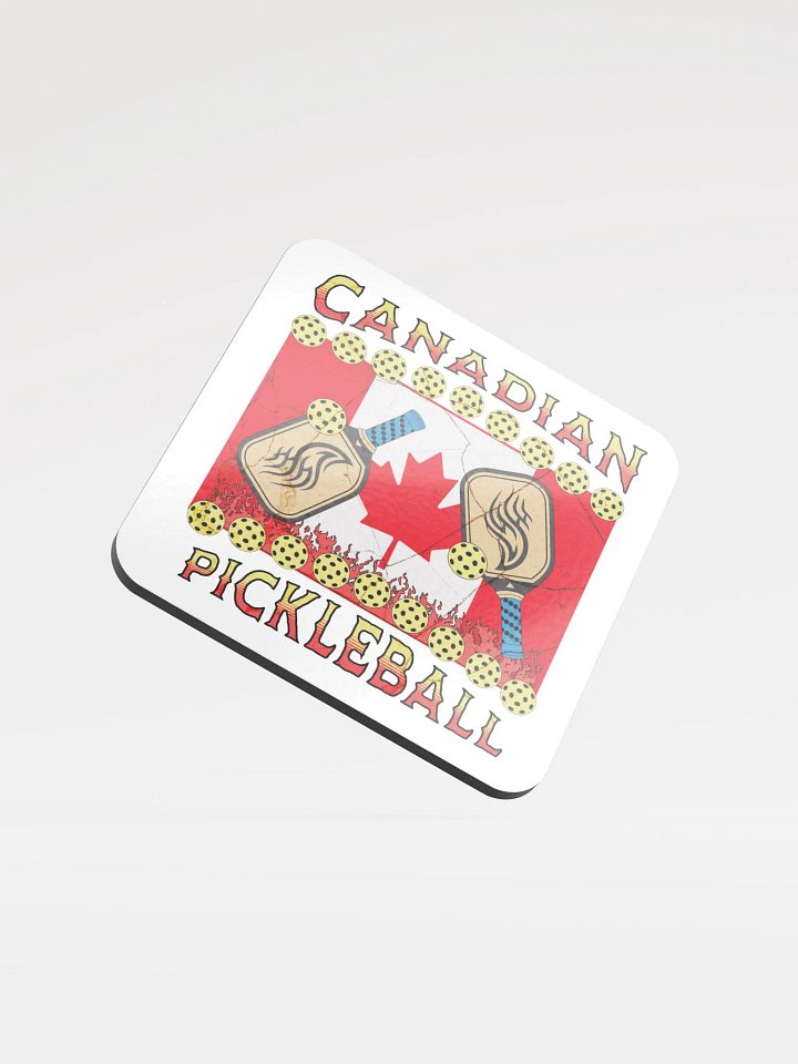 Canadian Flag Pickleball Flame Coasters product image (2)