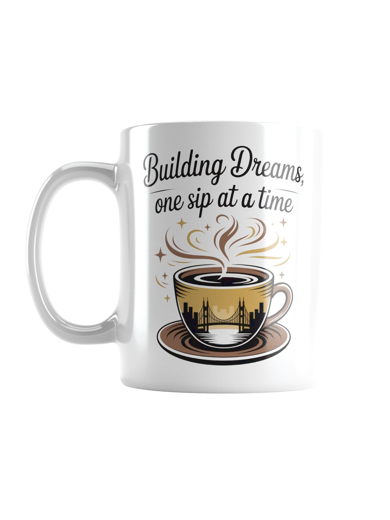 Building Dreams One Sip at a Time Engineer Coffee Mug product image (2)