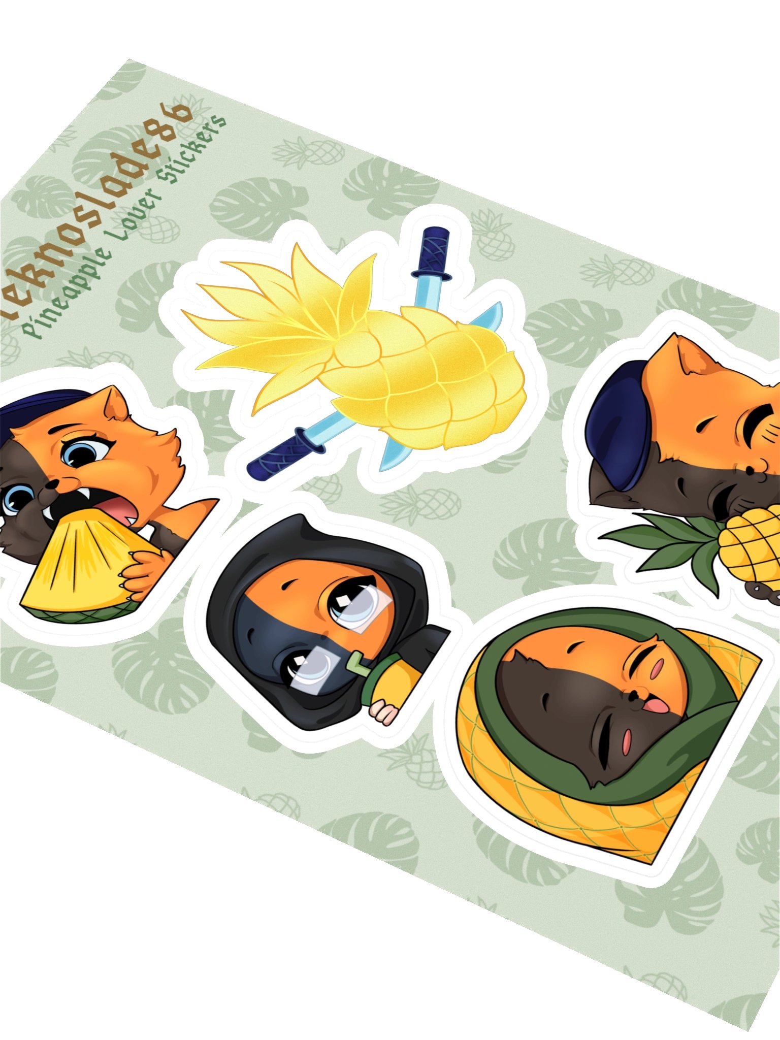 Pineapple Lover Stickers product image (2)