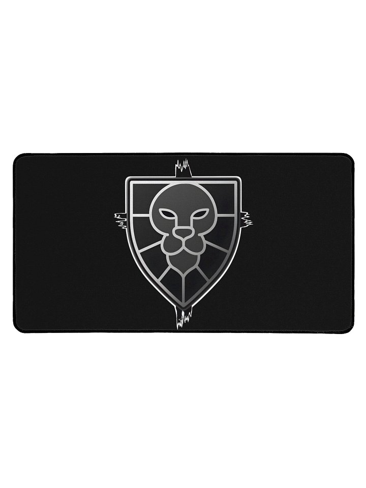 Lion Shield Large Desk Mat (Black) product image (1)