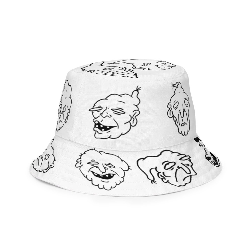 DOODLE BUCKET (WHITE REVERSABLE) product image (5)
