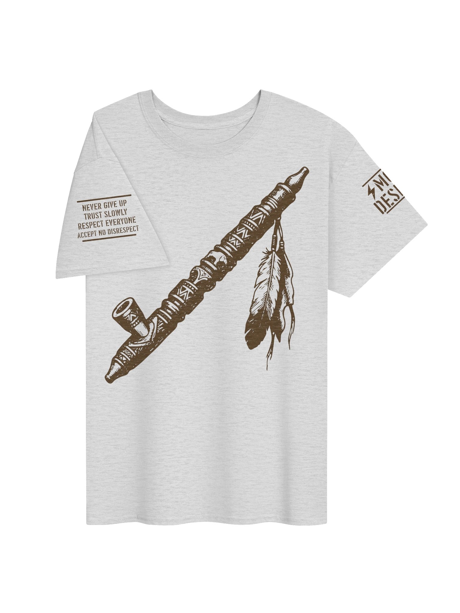 Spirit of the Plains Ceremonial Pipe Heavy Cotton Tee product image (3)