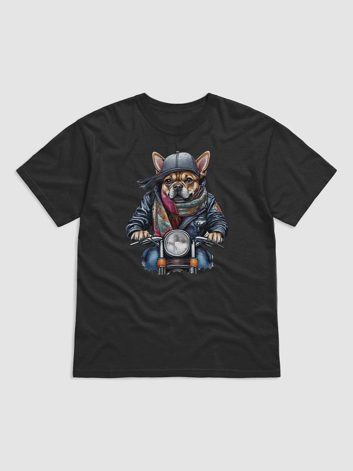 dog wearing a jacket hat and a scarf on a motorcycle product image (1)