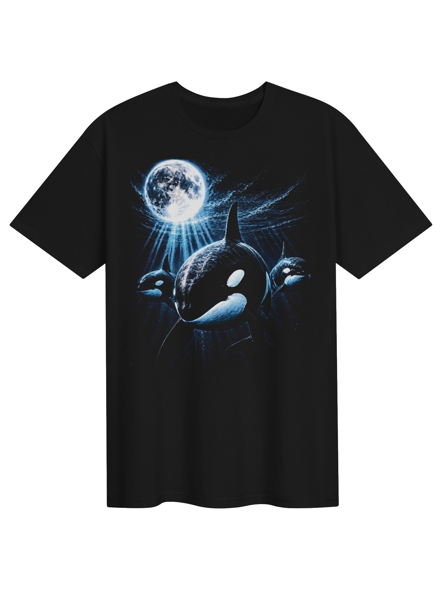 Orca Howling Moon Tshirt | Legendary Wildlife Shirt product image (1)