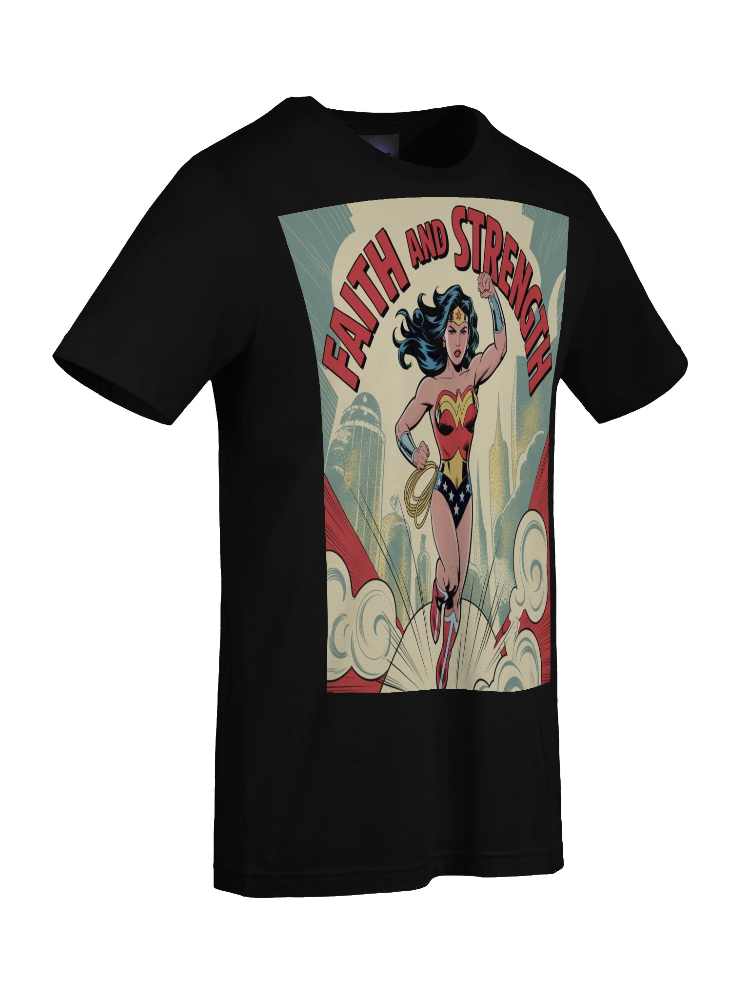 Wonder Woman Faith and Strength Supersoft T-Shirt product image (9)