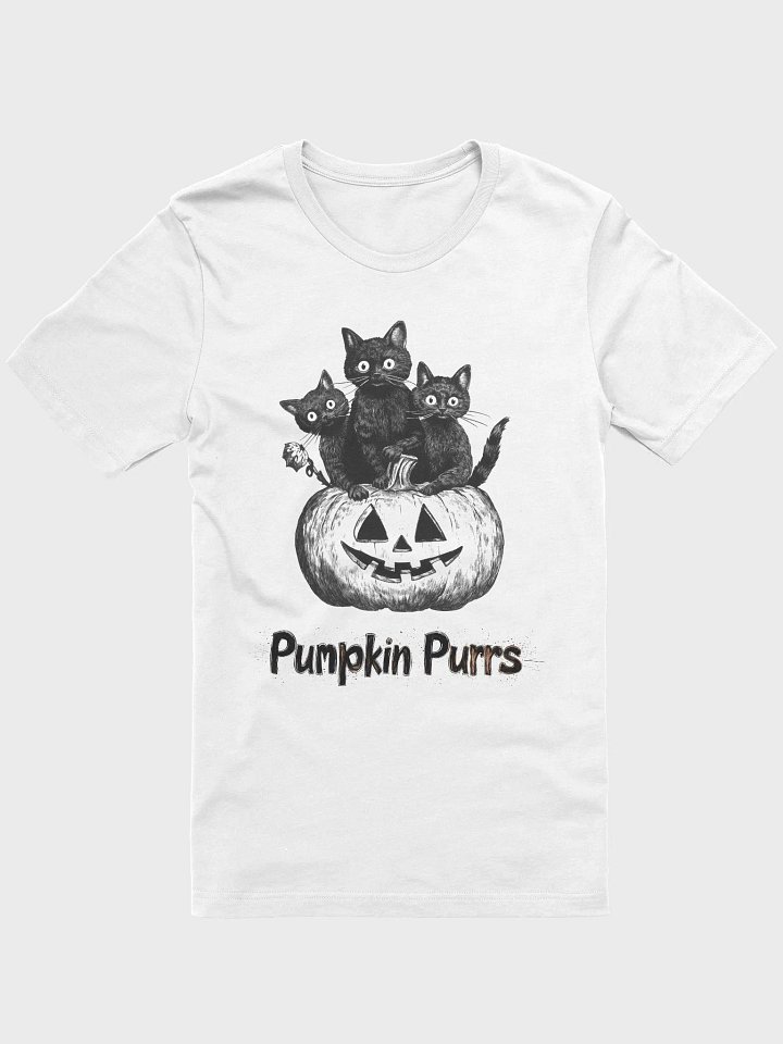 Pumpkin Purrs - Halloween Black Cat T-Shirt product image (1)