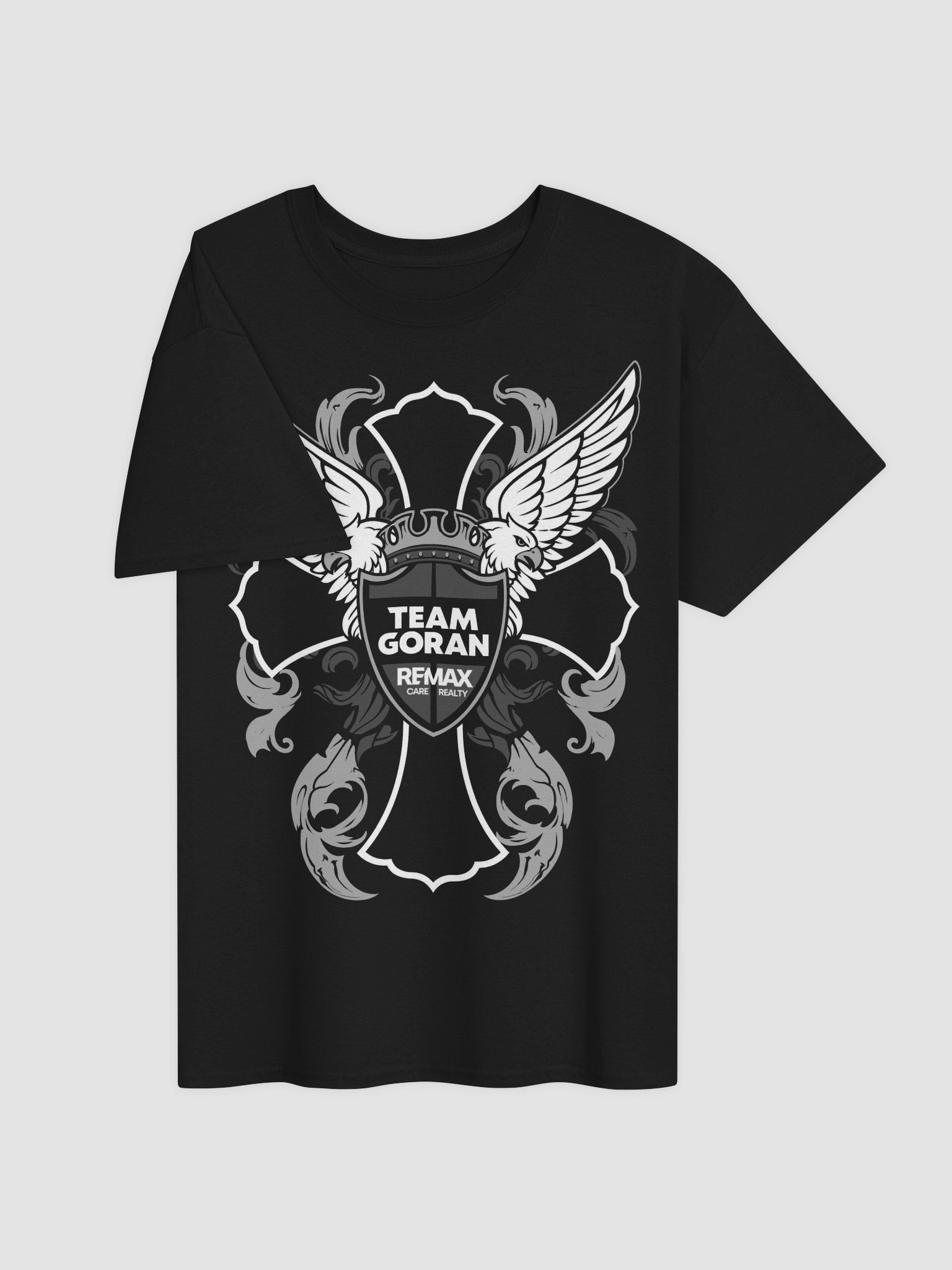 Gildan Heavyweight TEAM GORAN Winged Logo Shirt product image (2)