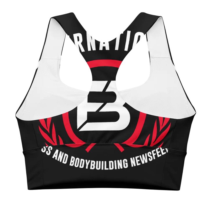 IFBNewsfeed.Org's All-Over Print Recycled Longline Sports Bra product image (2)