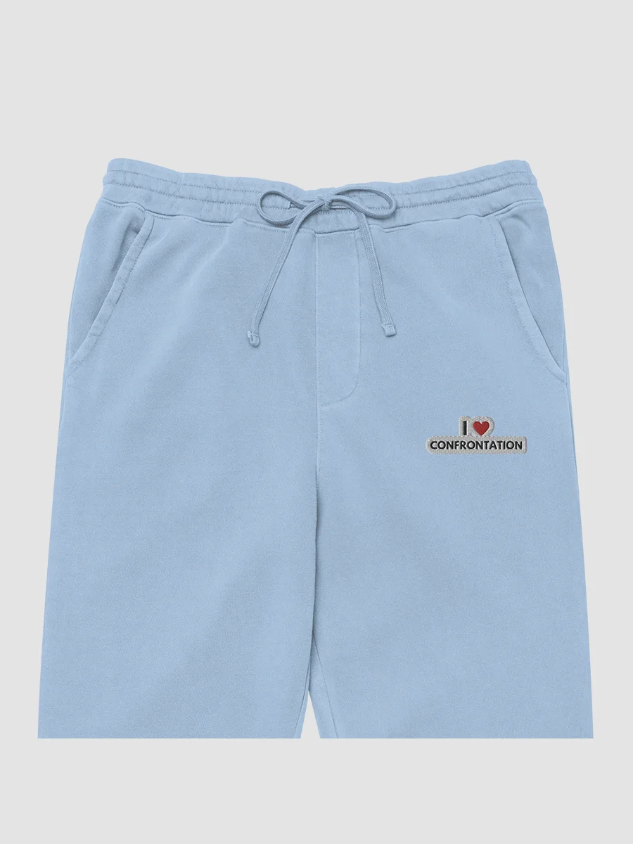 I <3 Confrontation embroidered pigment sweatpants (bubble design) product image (1)