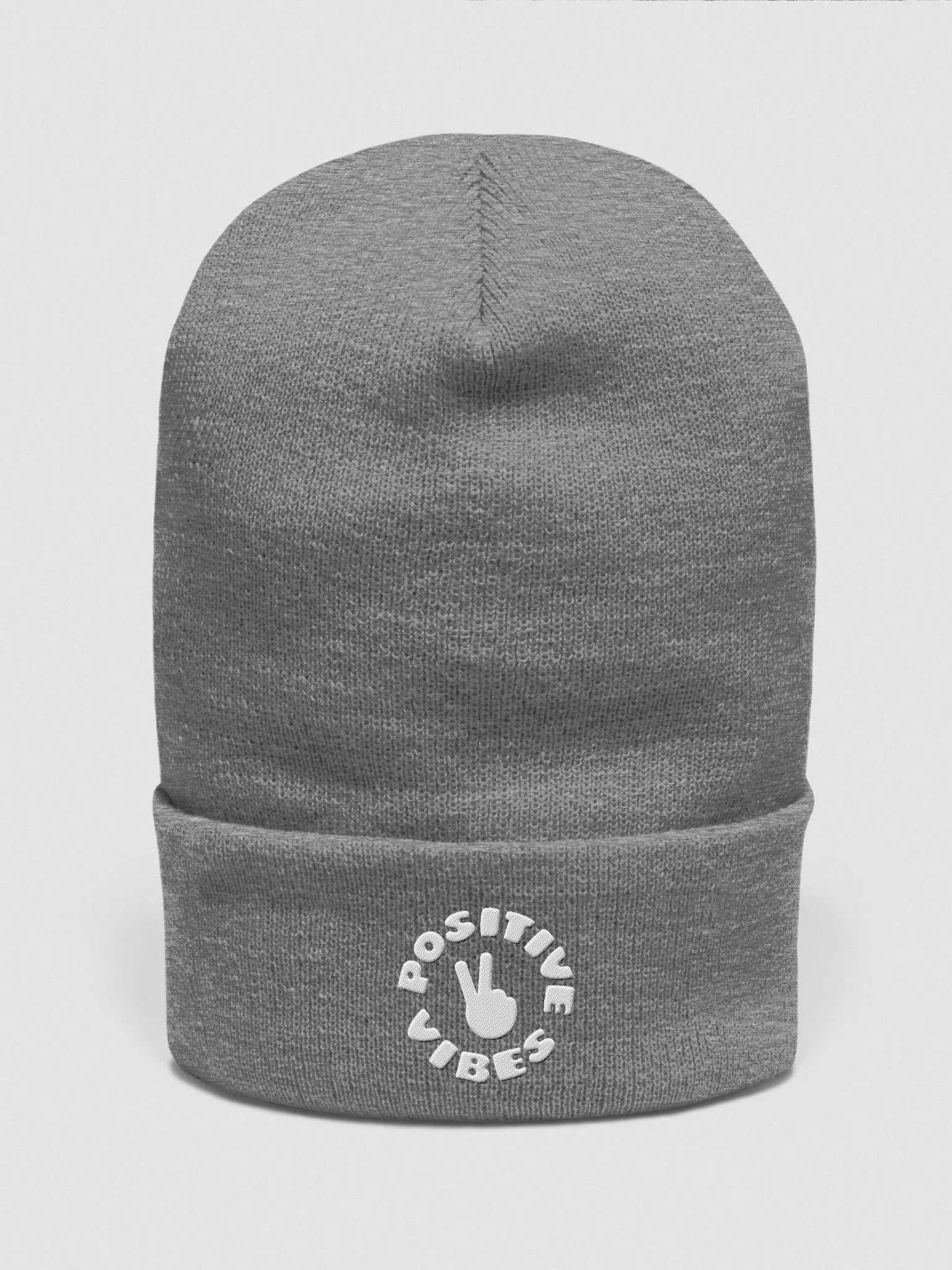Positive Vibes (Yupoong Cuffed Beanie) product image (1)