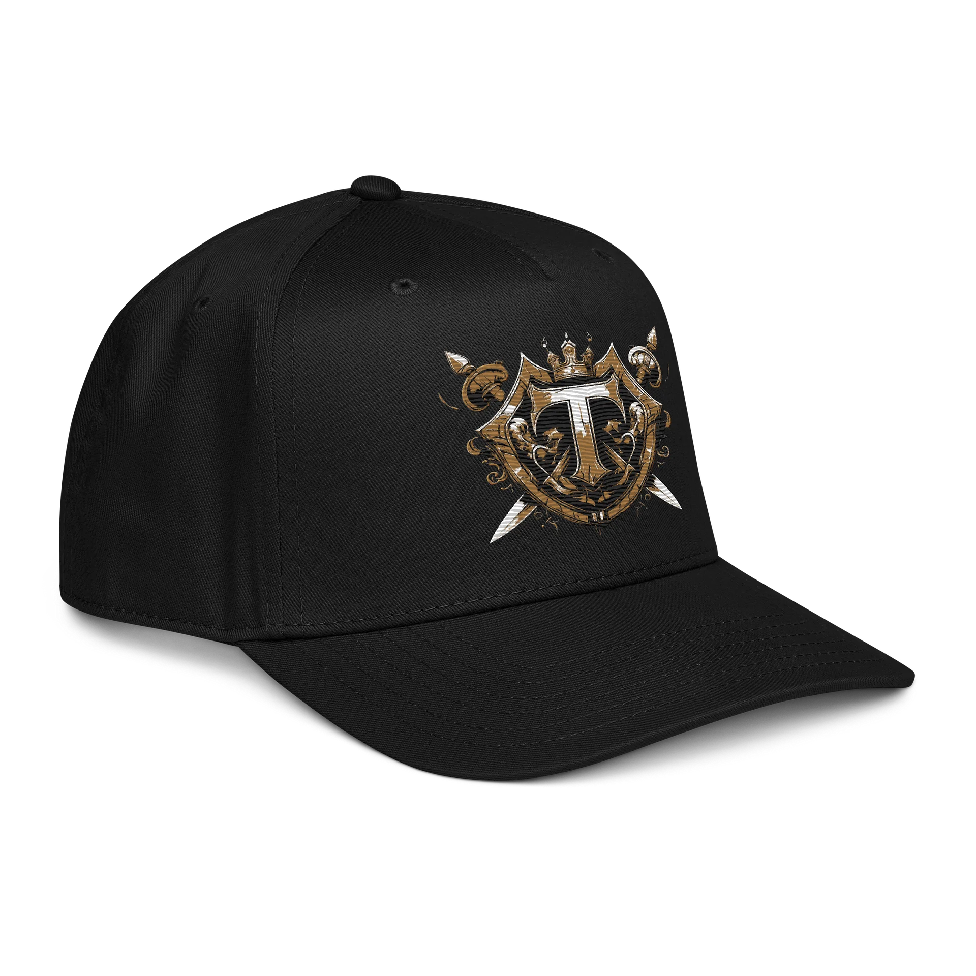 Gold shield logo dad hat product image (9)