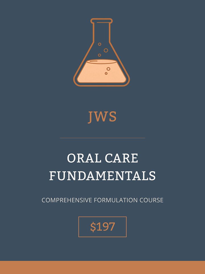 Oral Care Fundamentals — A Complete Guide to Toothpaste & Mouthwash Formulation product image (1)