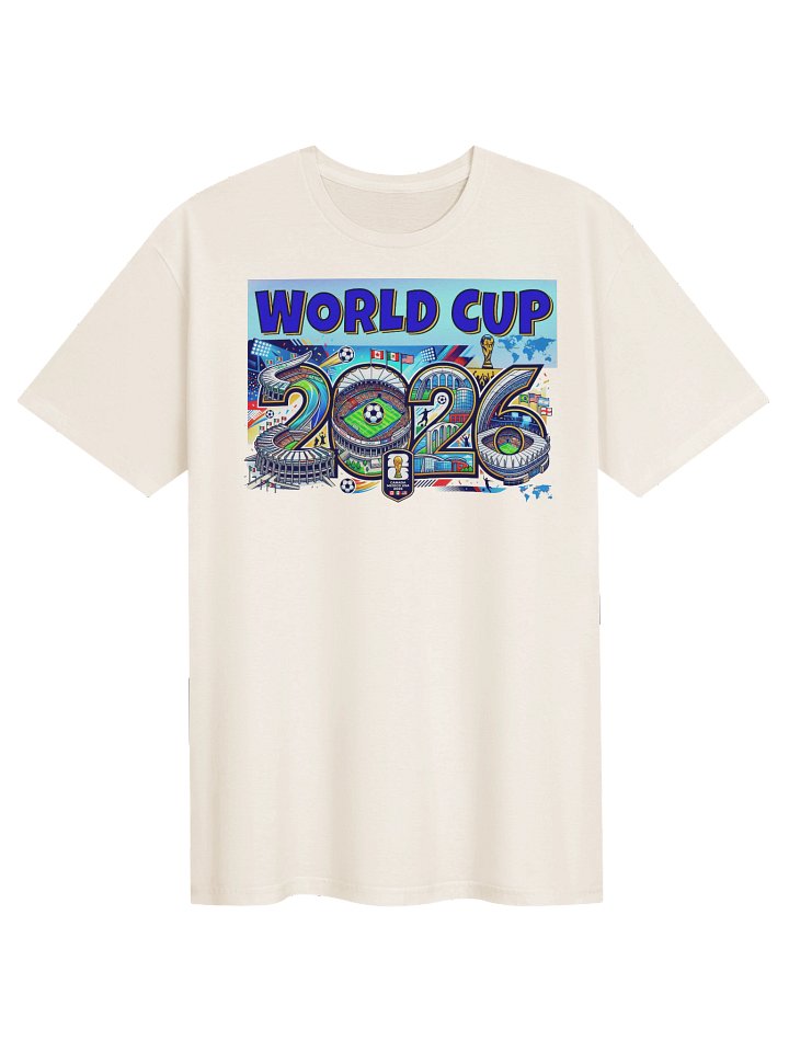 World Cup 2026 Stadiums Illustration Graphic Tee product image (1)