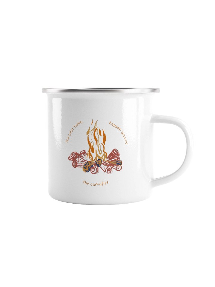 I'd Rather Be Camping! Enamel Mug product image (2)