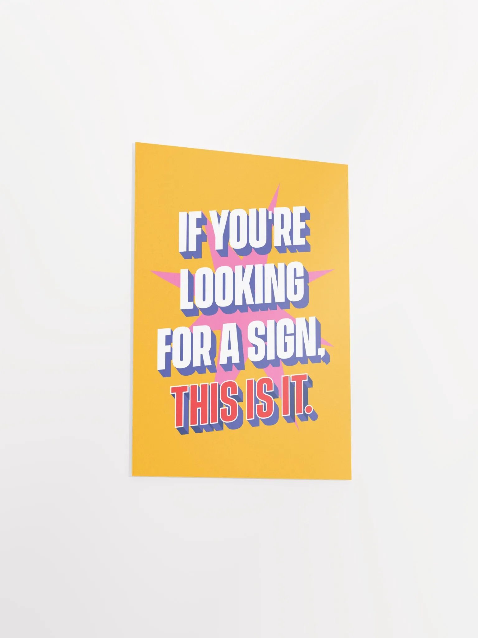 This Is A Sign Poster product image (10)