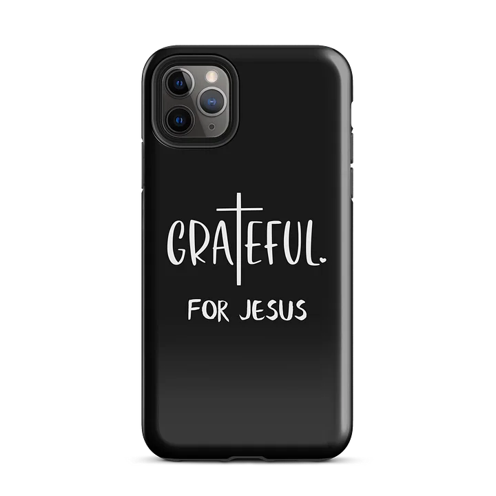 Grateful For Jesus Typography Design Black product image (59)