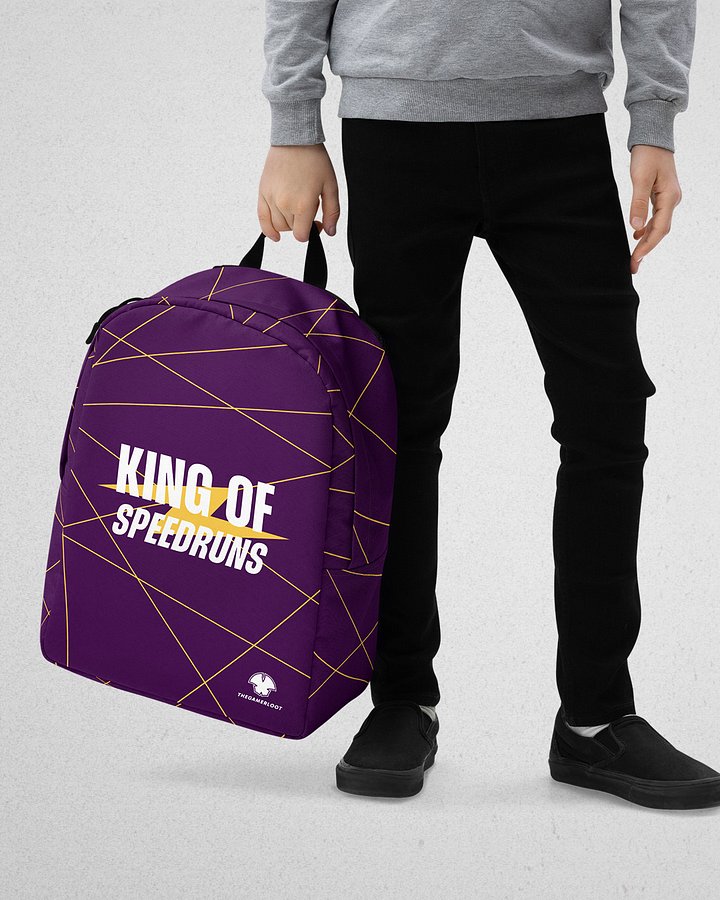 King of Speedruns - Minimalist Backpack product image (2)