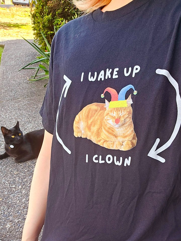 I wake up I clown unisex tee product image (1)
