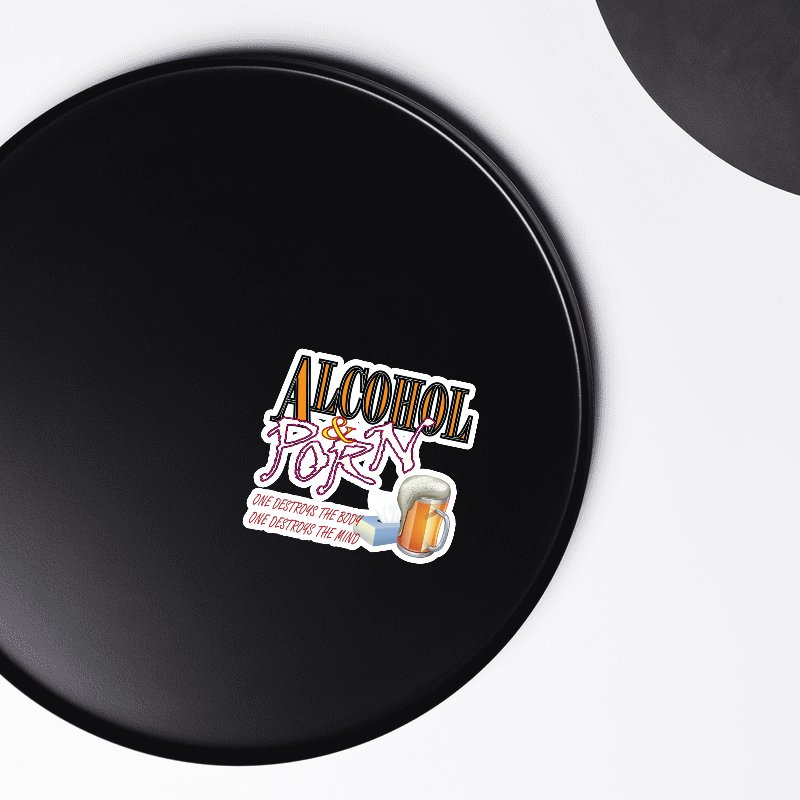 Alcohol & Porn - Die-Cut Magnets product image (4)