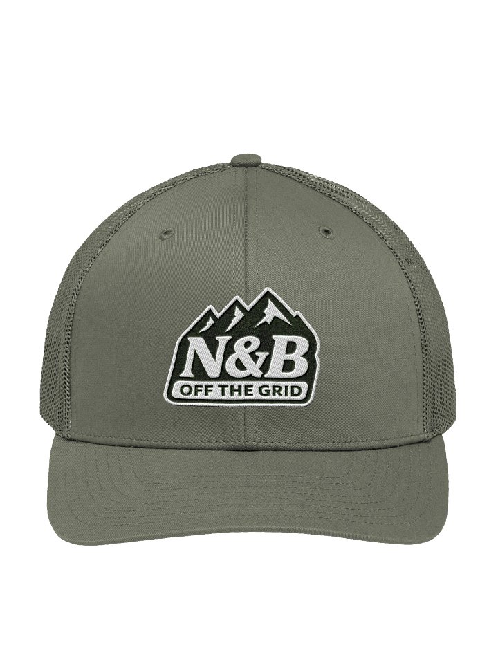 N&B Off the Grid Green Trucker Hat product image (2)