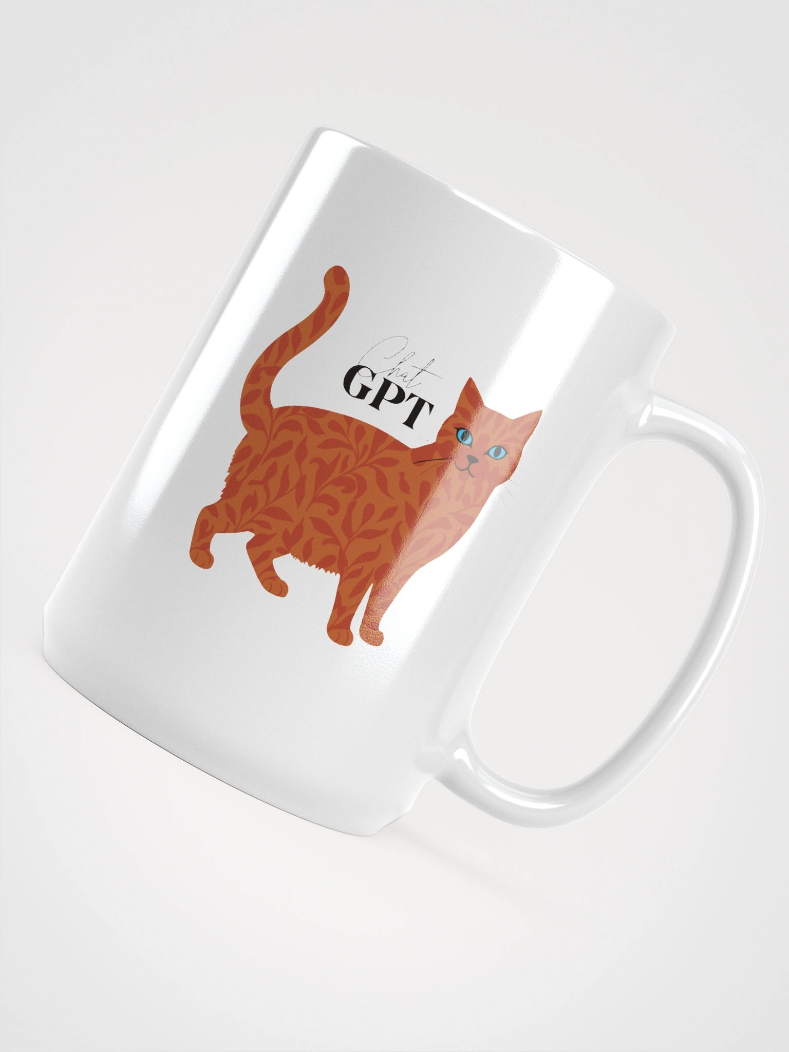 Leafy Feline Dreams Mug product image (6)