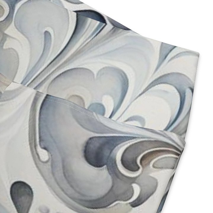 Gray Fractals Flare Leggings product image (2)