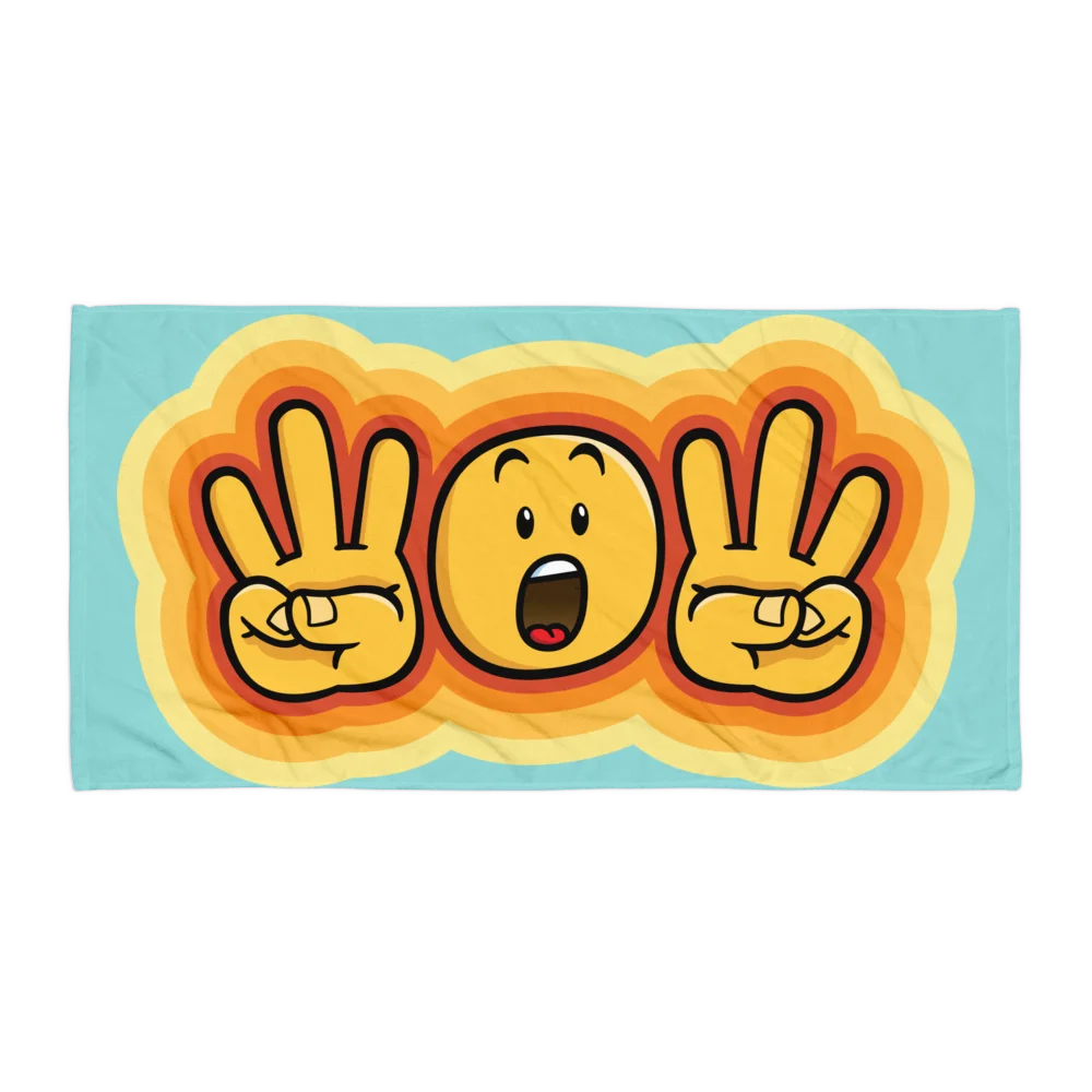 "WOW!" ASL Beach Towel product image (1)