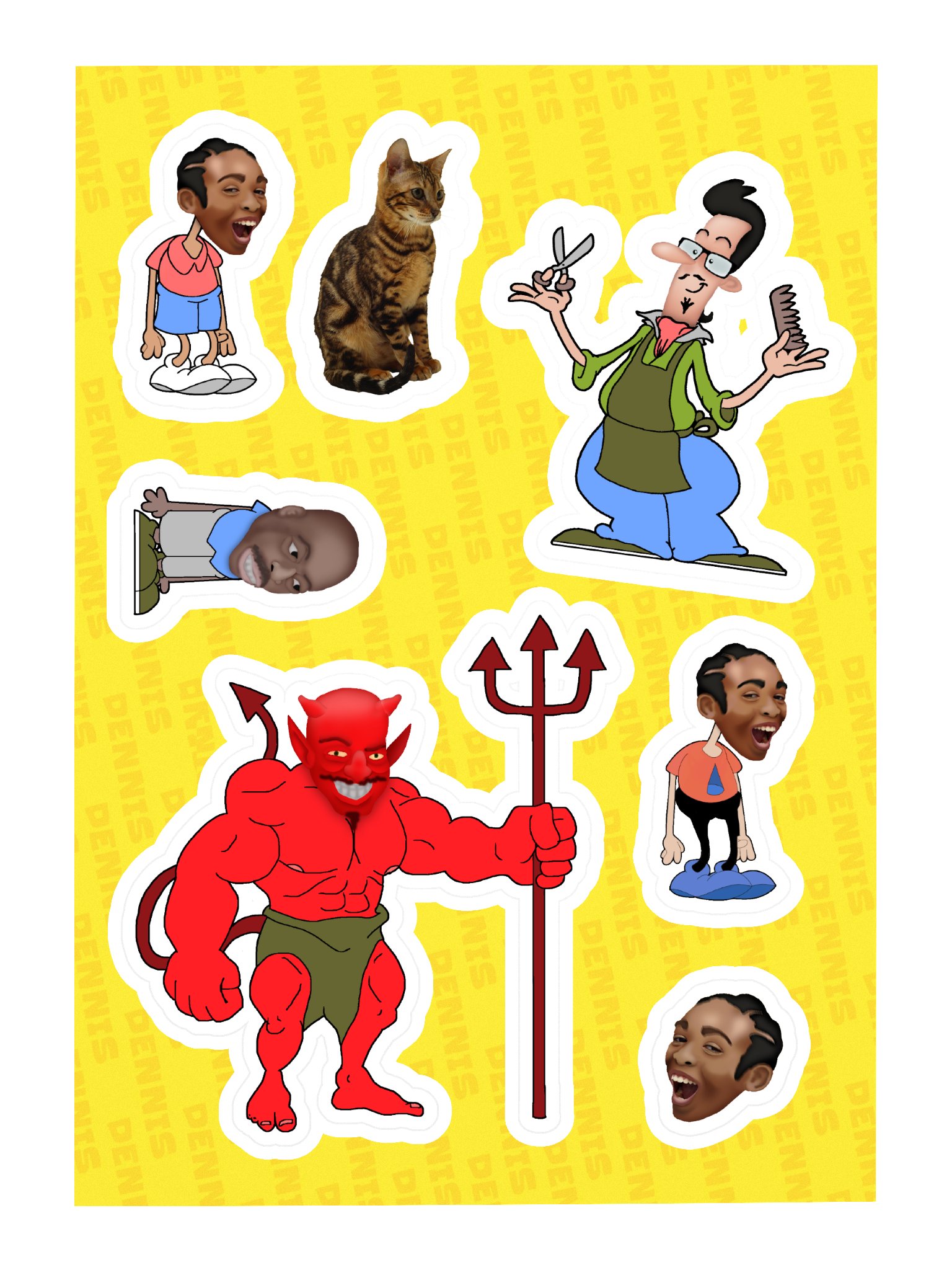 The Dennis Show Sticker Pack 1 product image (3)