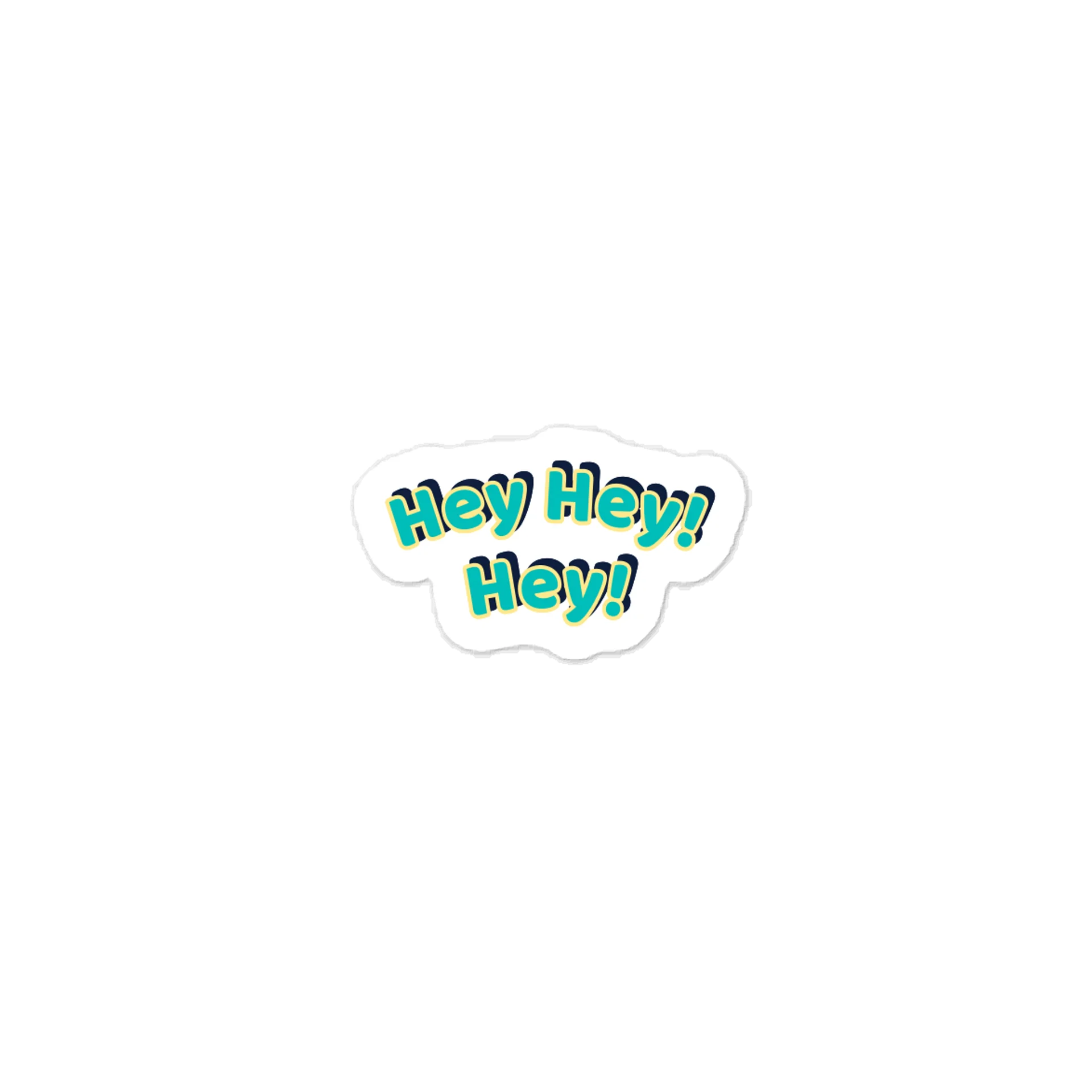 Hey Hey! Hey! Sticker product image (1)