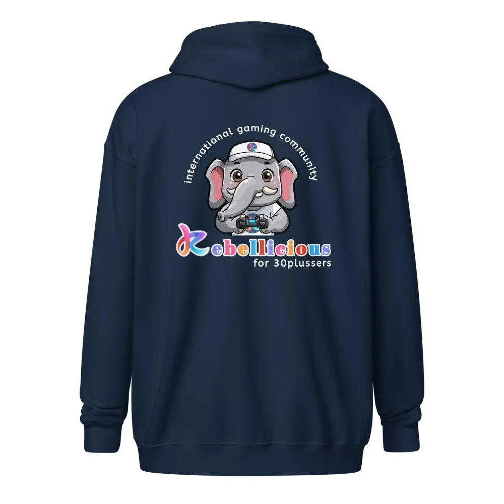 Rebellicious Gamer Zip Hoodie product image (15)