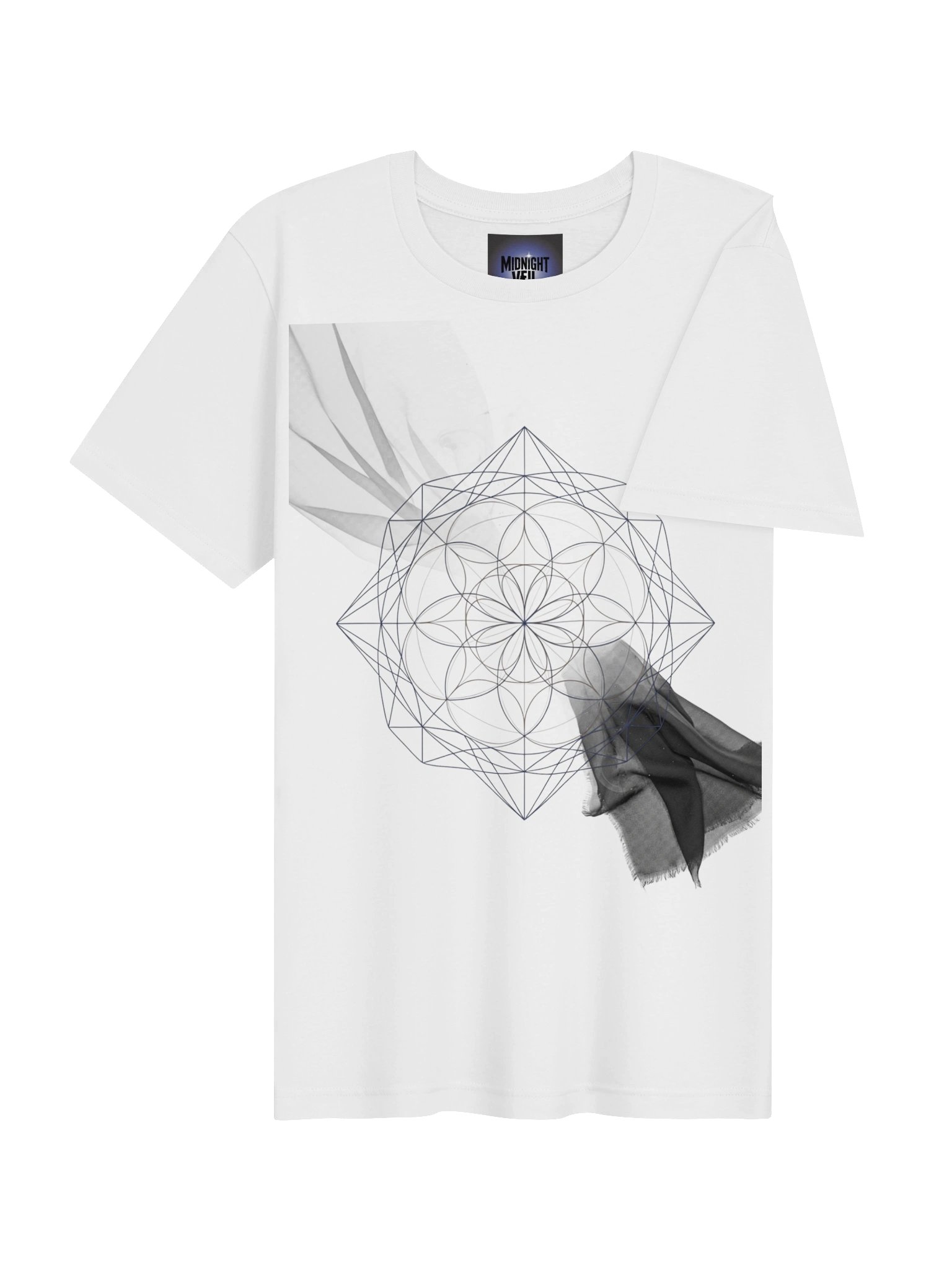 Midnight Veil Sacred Geometry T-Shirt product image (104)