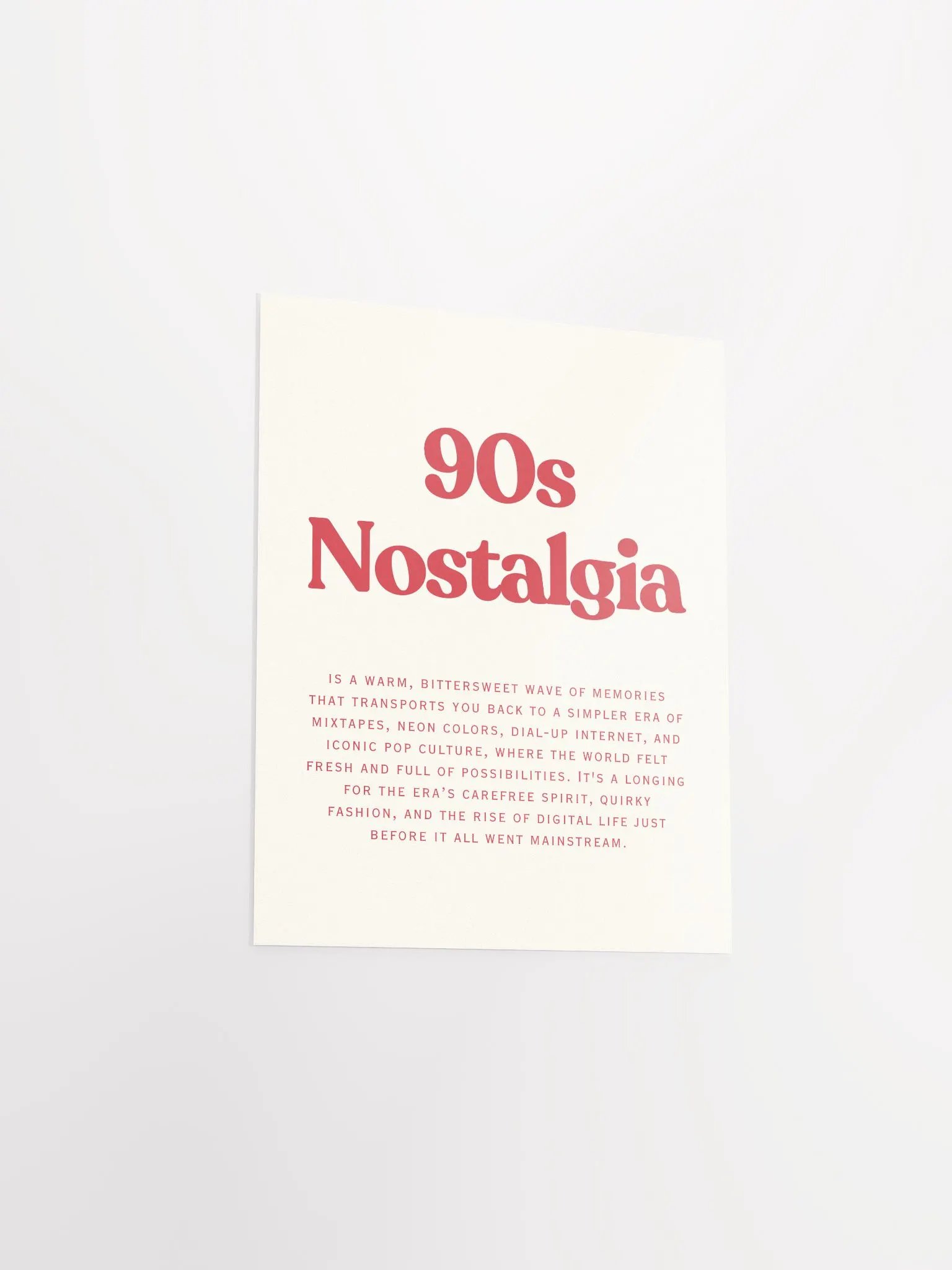 90s Nostalgia - Enhanced Matte Paper Poster product image (3)