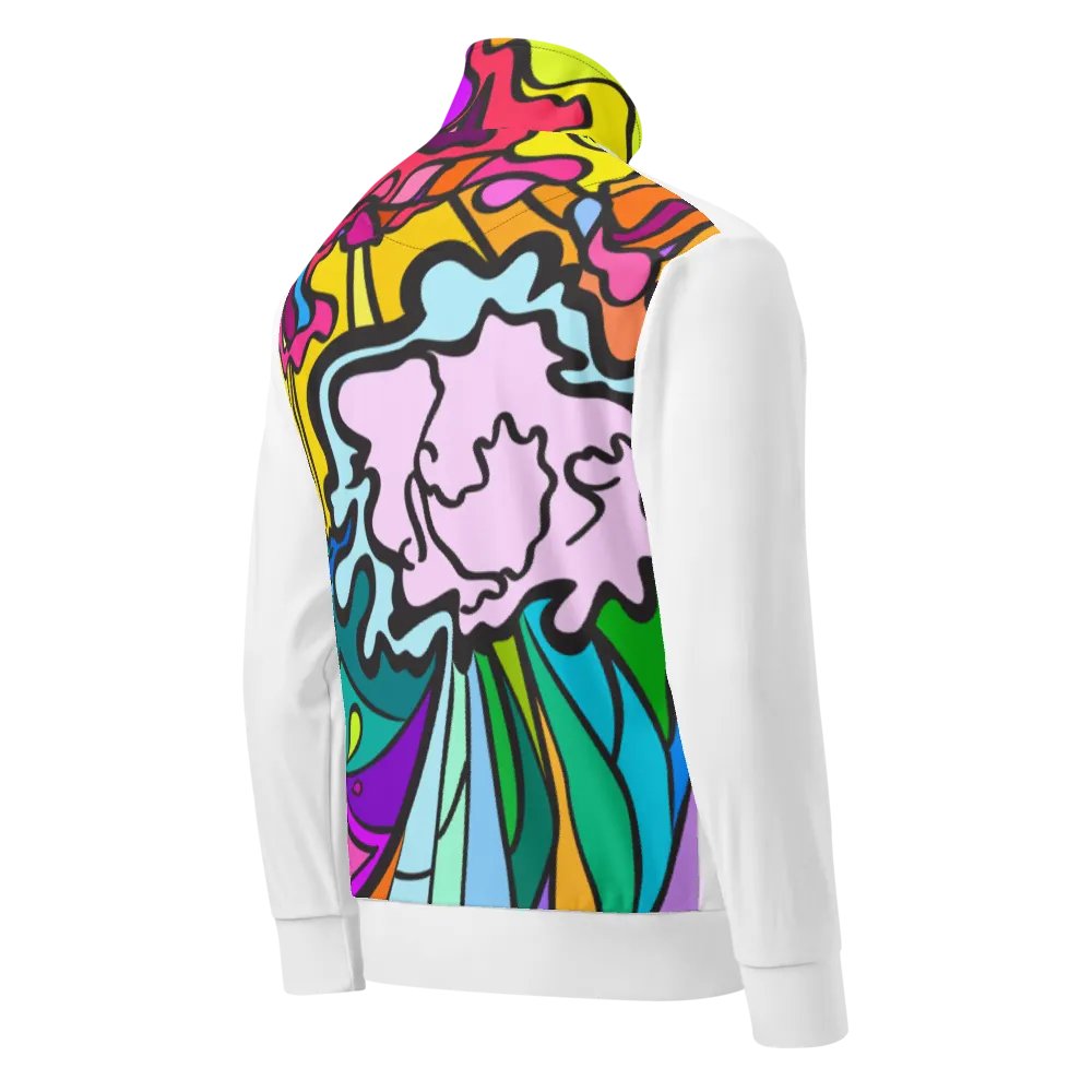 Energize Unisex Swirl Track Jacket – Wave at Sunset product image (1)