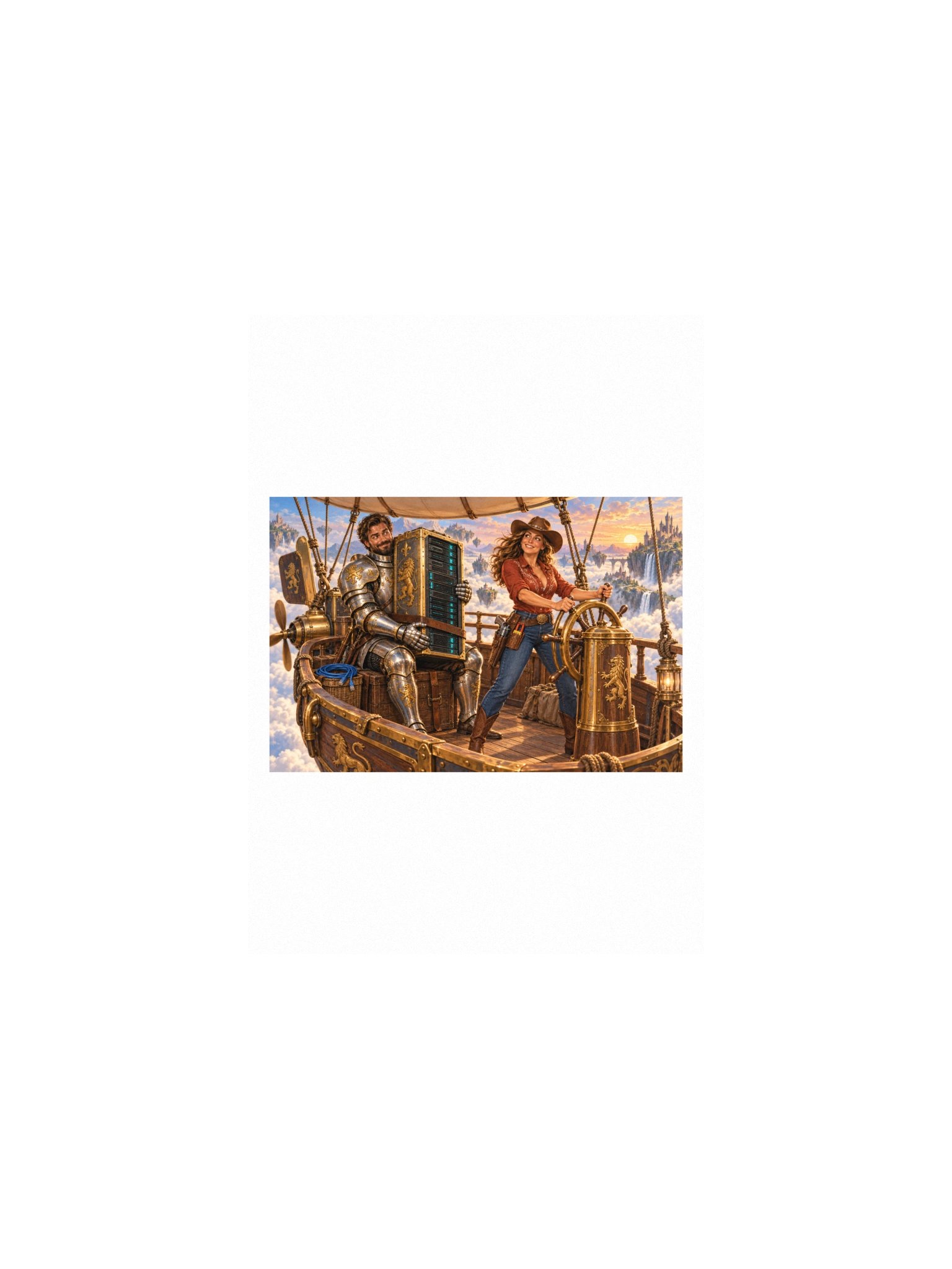 Cloud Storage Small Art Print product image (1)