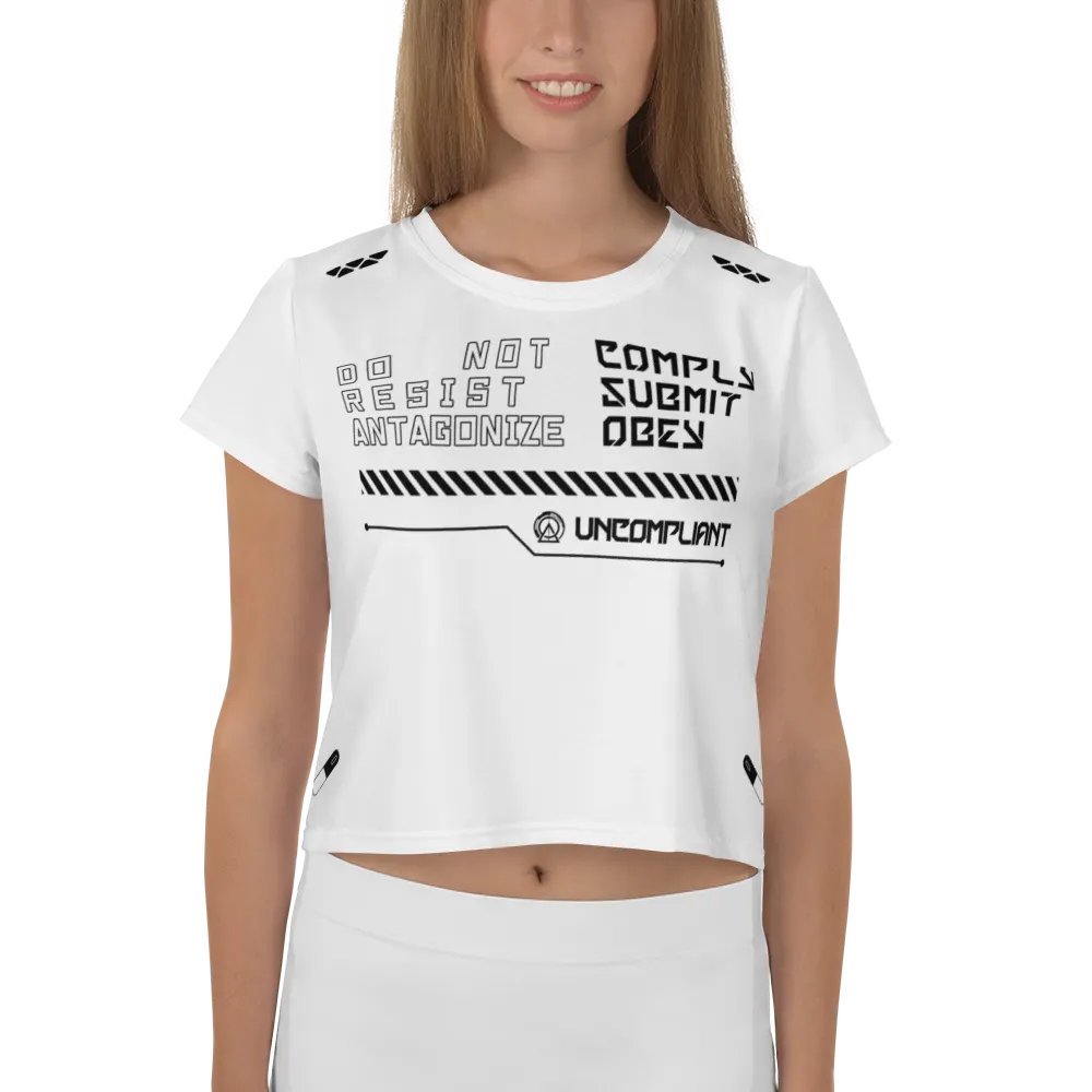 The Statement Crop Top - White product image (1)