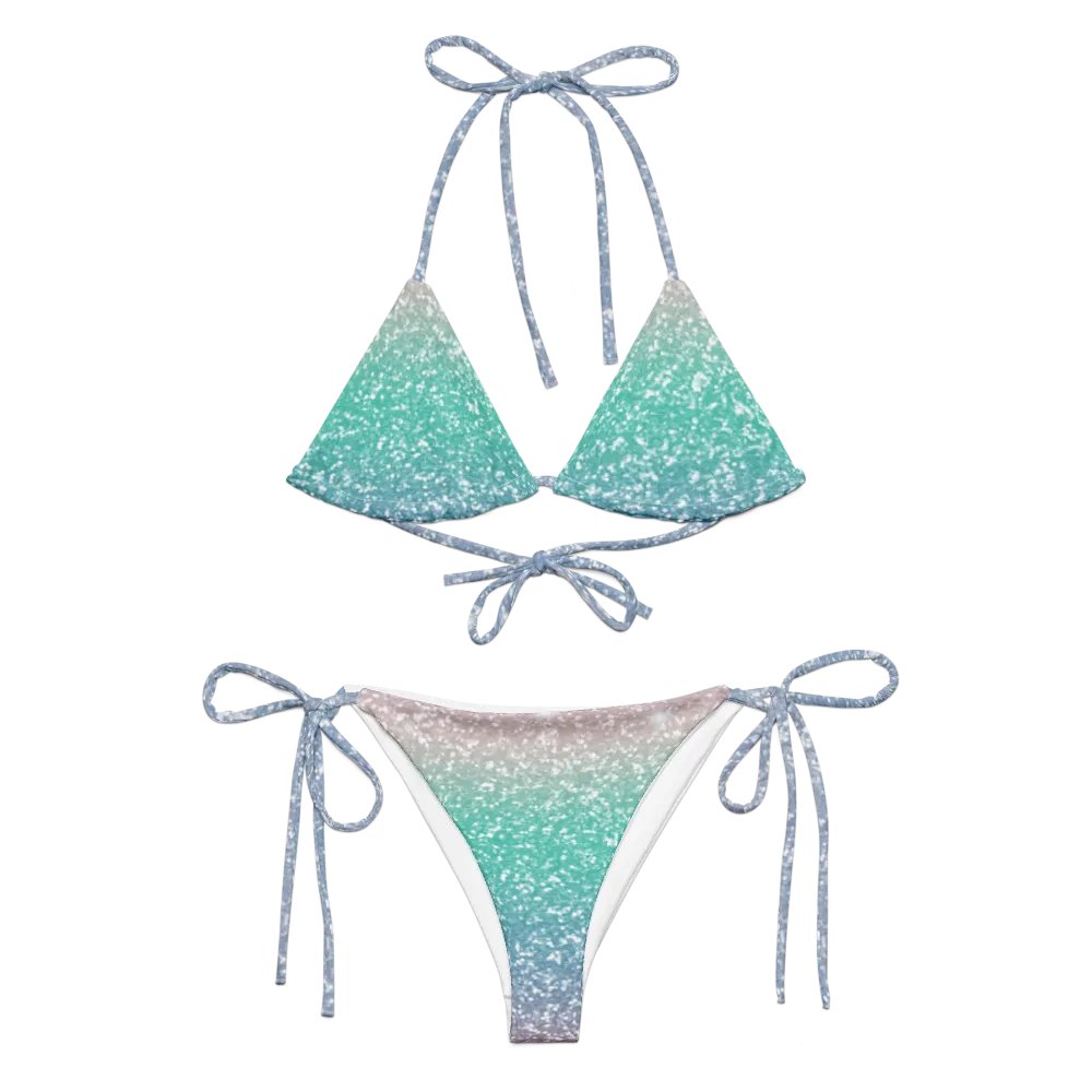 Glitter Unicorn Texture Design String Bikini (5) product image (3)