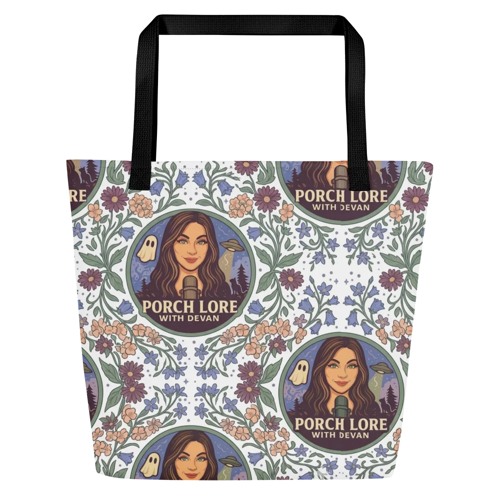 PORCH LORE DEVAN FLORAL LARGE TOTE BAG product image (1)