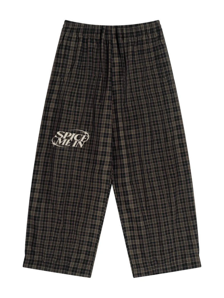 SMI Unisex Plaid Wide Leg Pants product image (1)