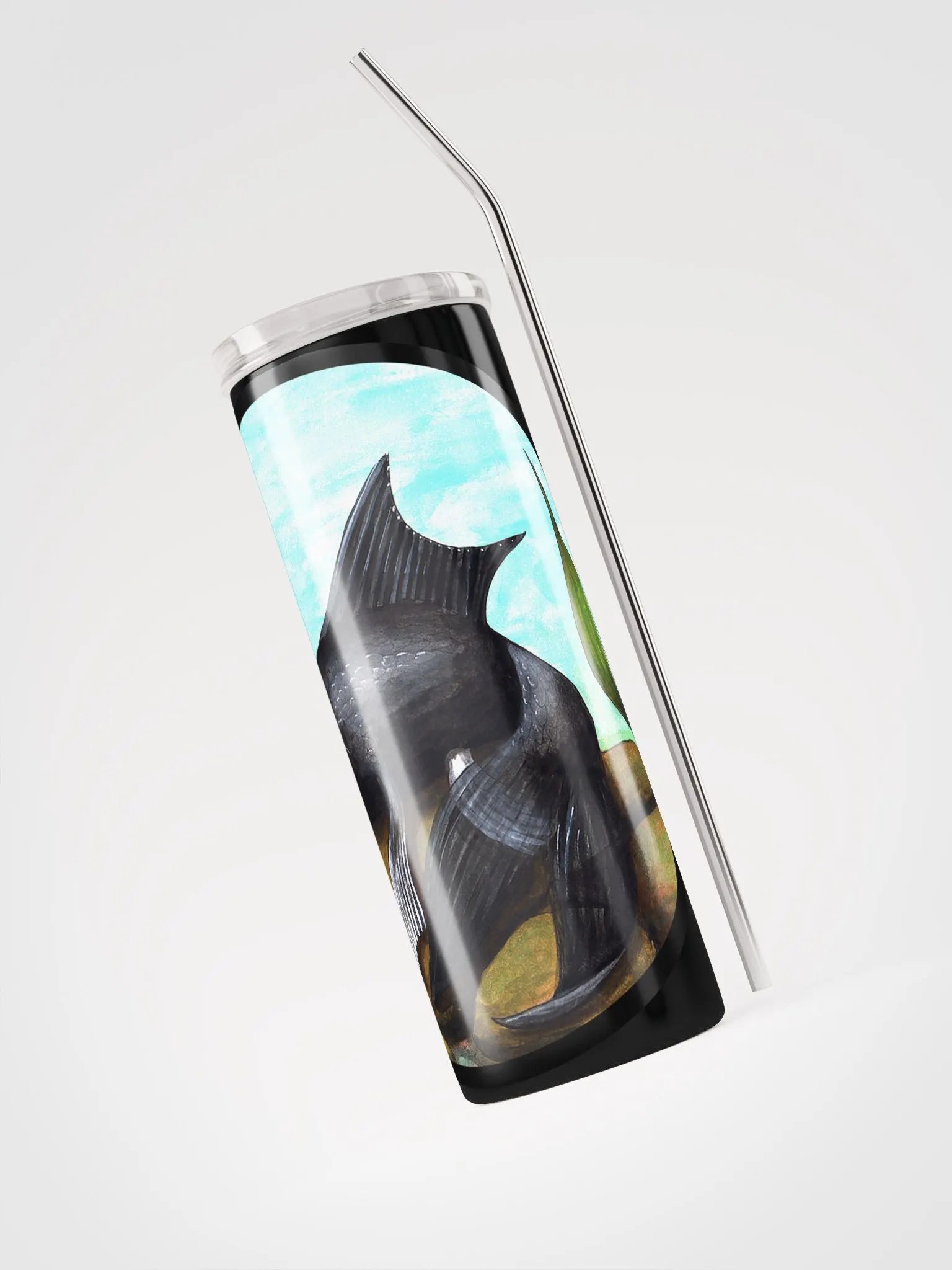 Mermeow Tuxedo Tumbler product image (3)