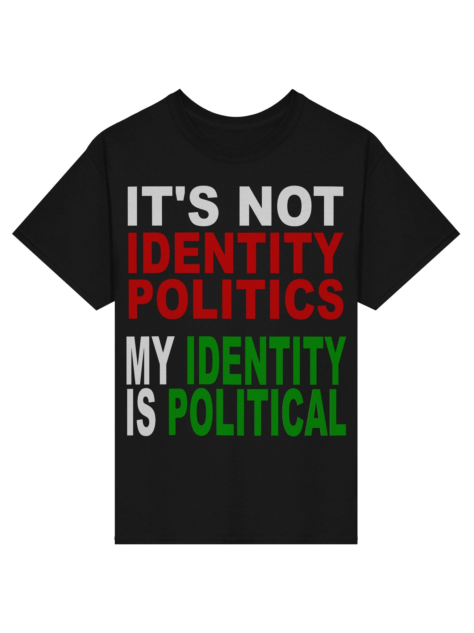 POLITICAL IDENTITY (dark) - T-SHIRT product image (1)