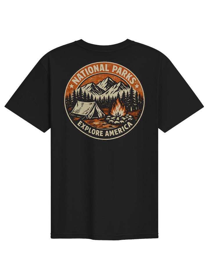 National Parks T-Shirt | Vintage Explore America Hiking Graphic Tee product image (2)