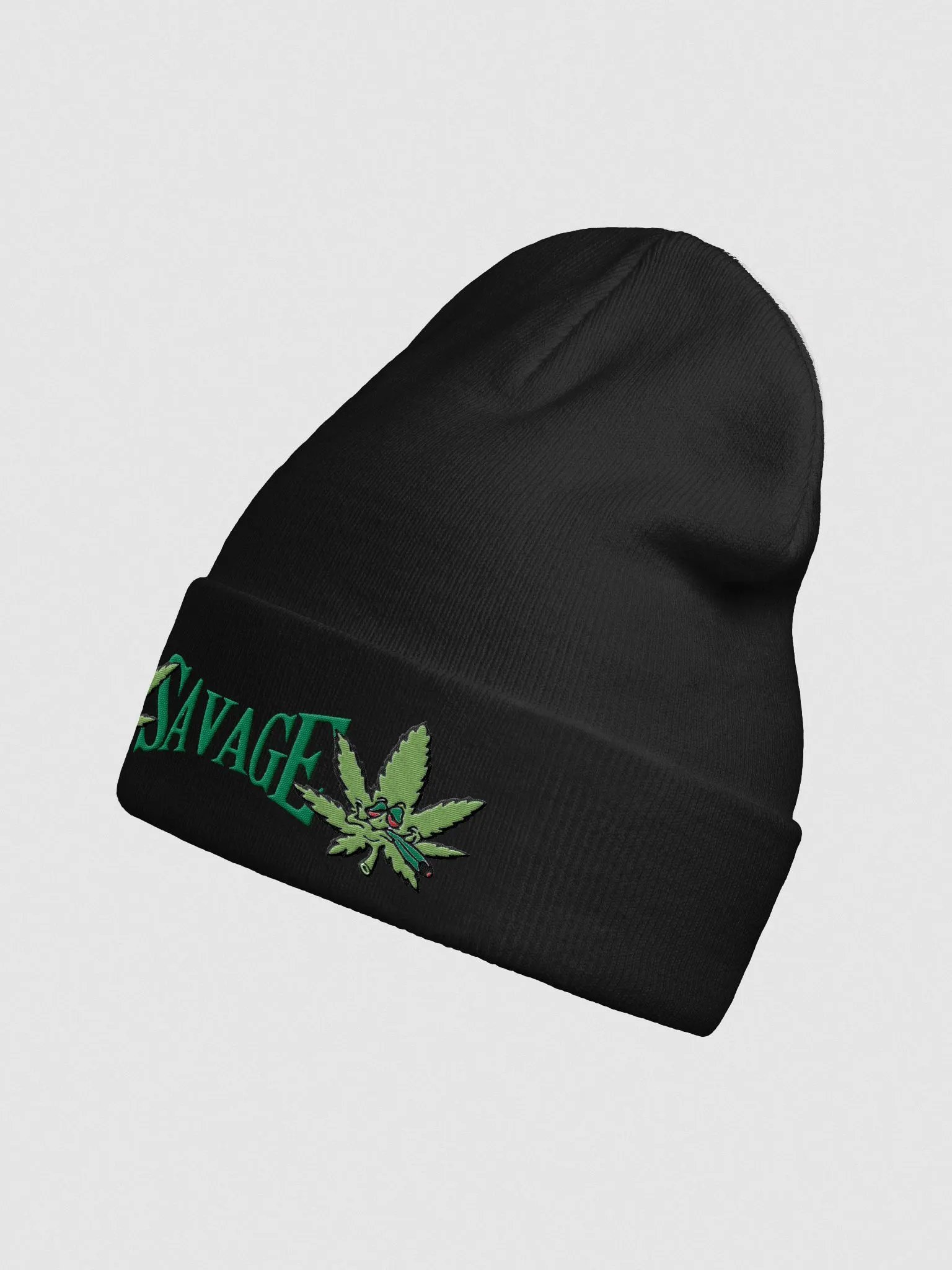 Savage Leafy Vibes Knit Beanie product image (2)