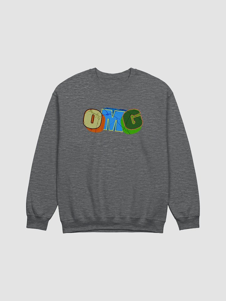 OMG Colorful Letter Trio Crewneck Sweatshirt product image (3)