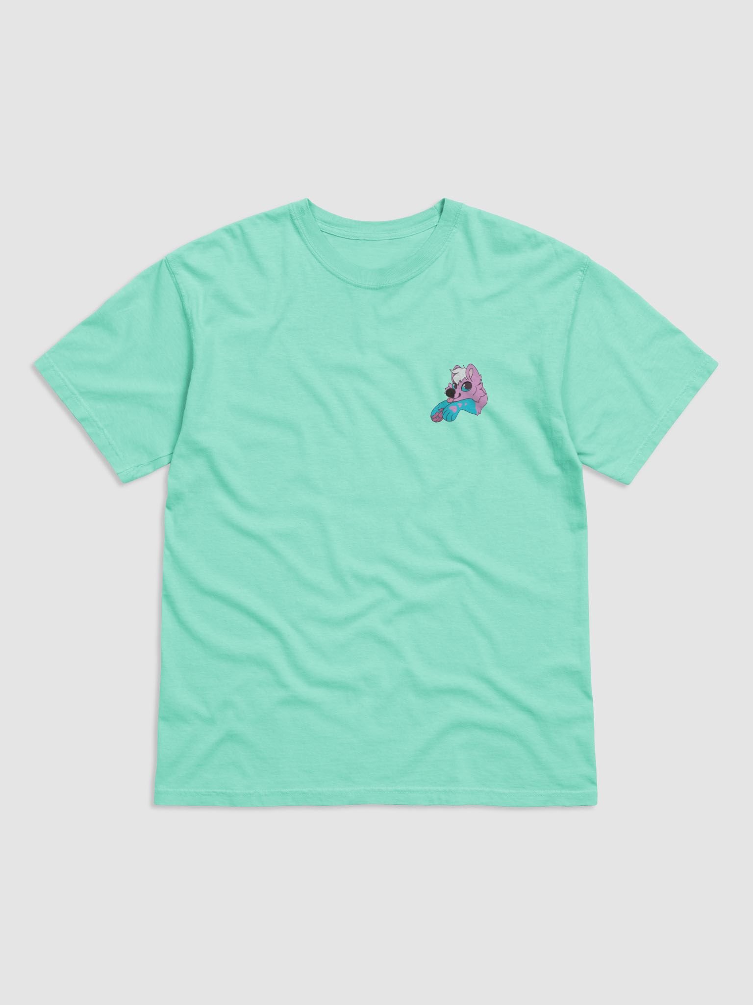 Aqua Light fursona T-shirt product image (14)