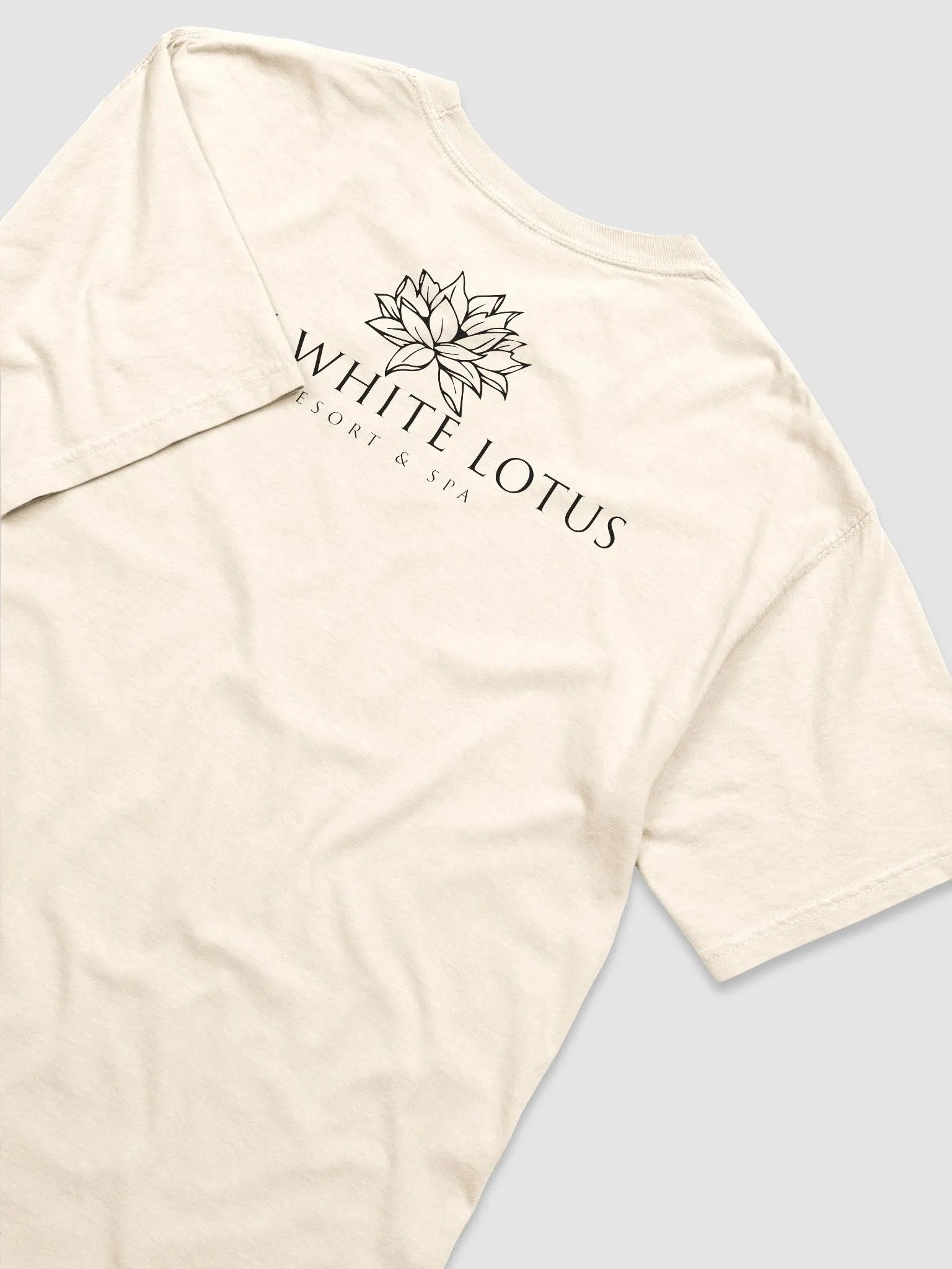 The White Lotus Black Print T-Shirt product image (4)