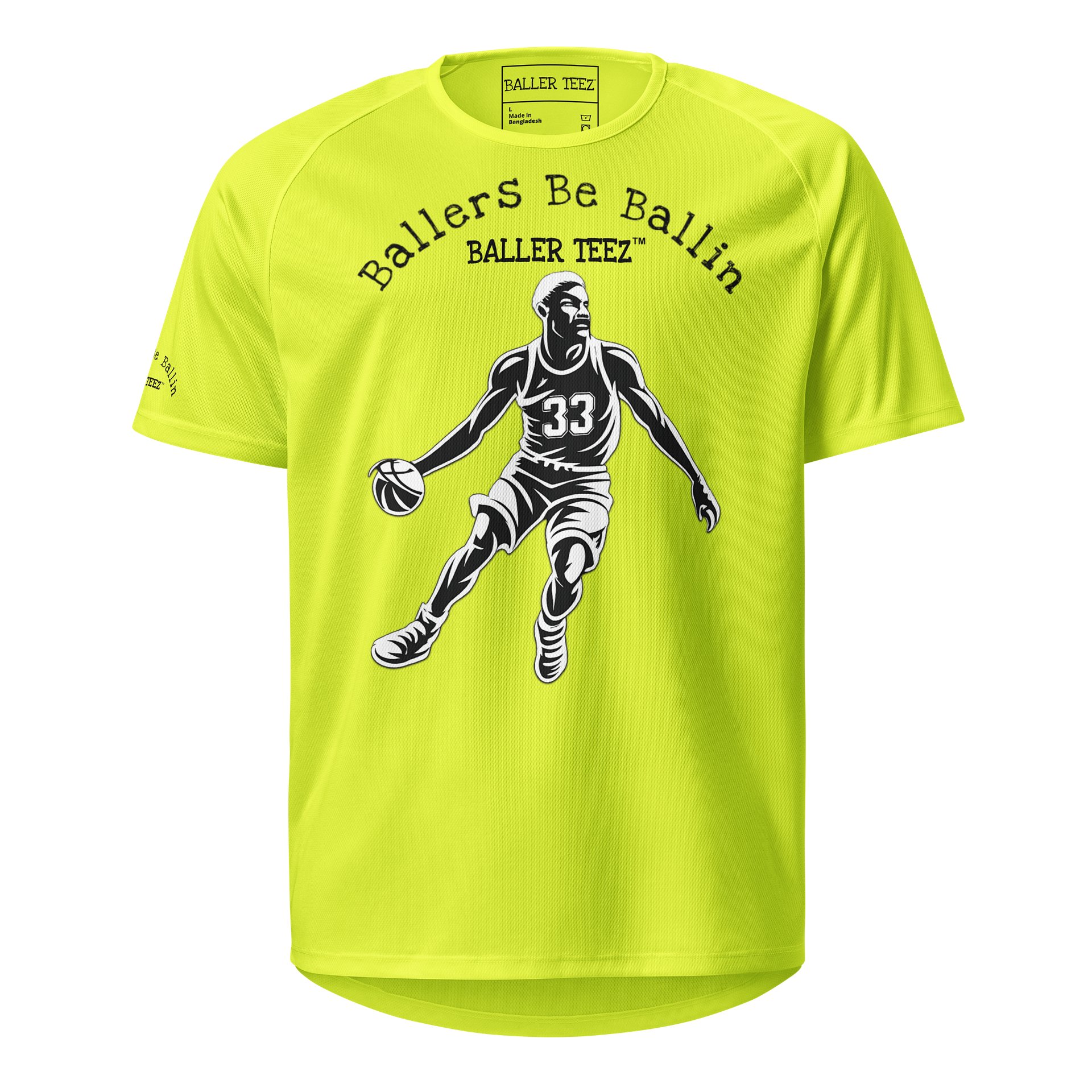 Baller Teez White & Neon Sports Jersey product image (1)