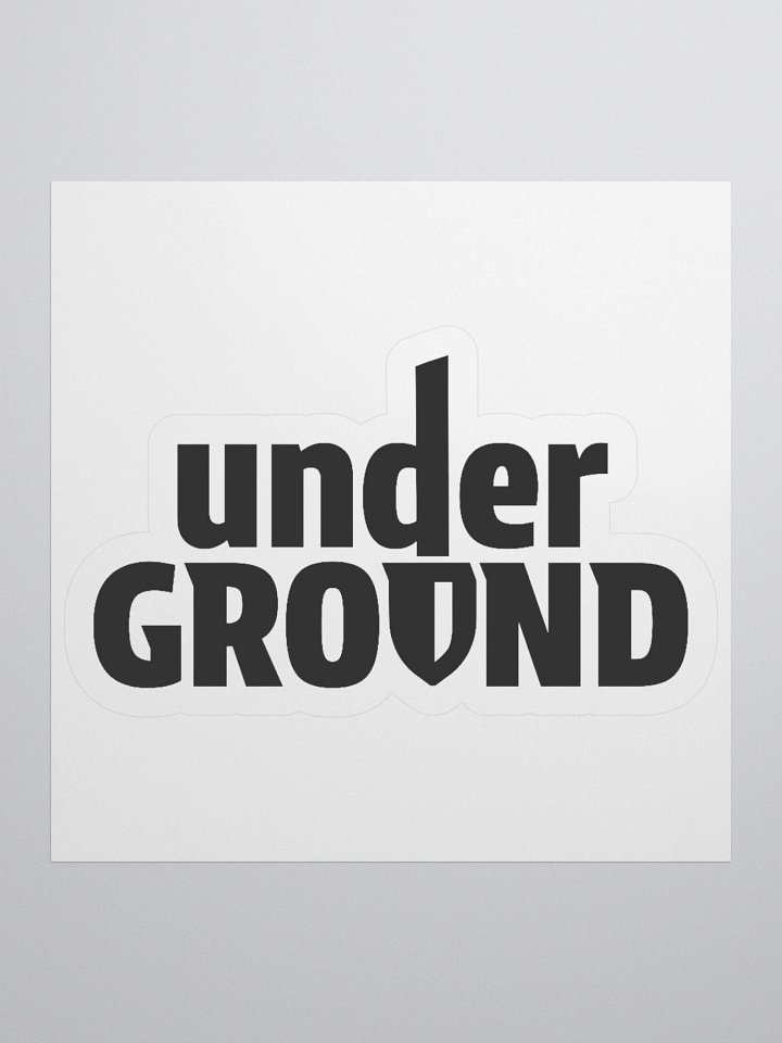 UnderGround Logo Sticker product image (1)