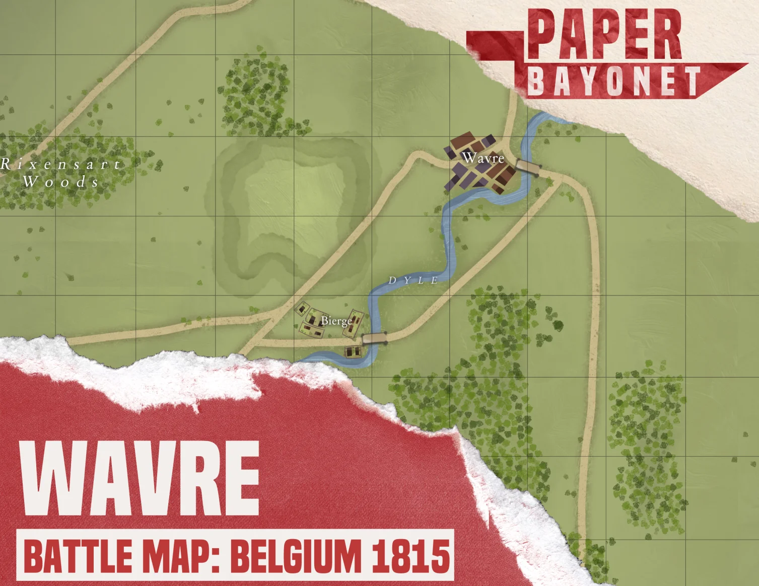 Wavre battle map. product image (1)