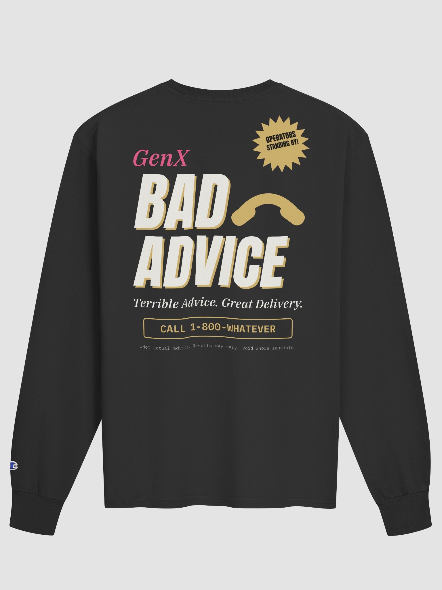GenX Bad Advice Hotline Long Sleeve product image (2)