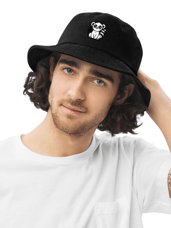Lemur Love Denim Bucket Hat product image (1)